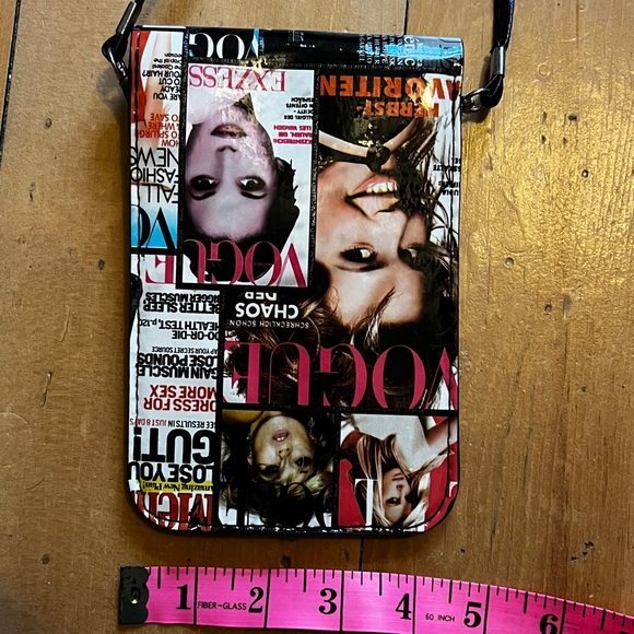 Mini Handmade Purse with Fashion Magazine Print - Picture 2 of 4